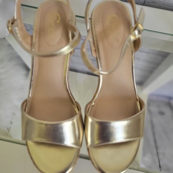 C Comfort Metallic Cork Wedges Style # 45291863 SZ 9 - Picture 4 of 9